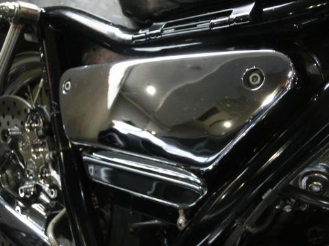 ハーレーバイク・マルボロマンで見る黒色部分のケア